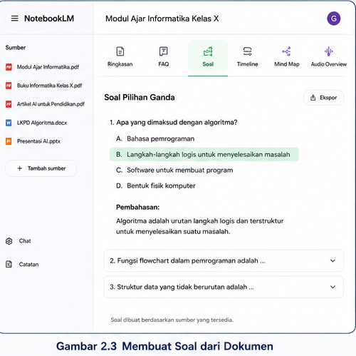 Membuat Soal dari Dokumen