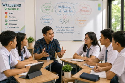 Wellbeing di Sekolah melalui diskusi aktif antara guru dan siswa