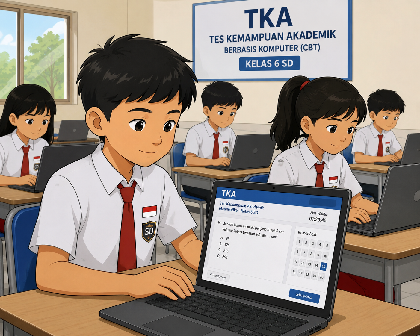 Latihan Soal TKA Matematika SD 2026